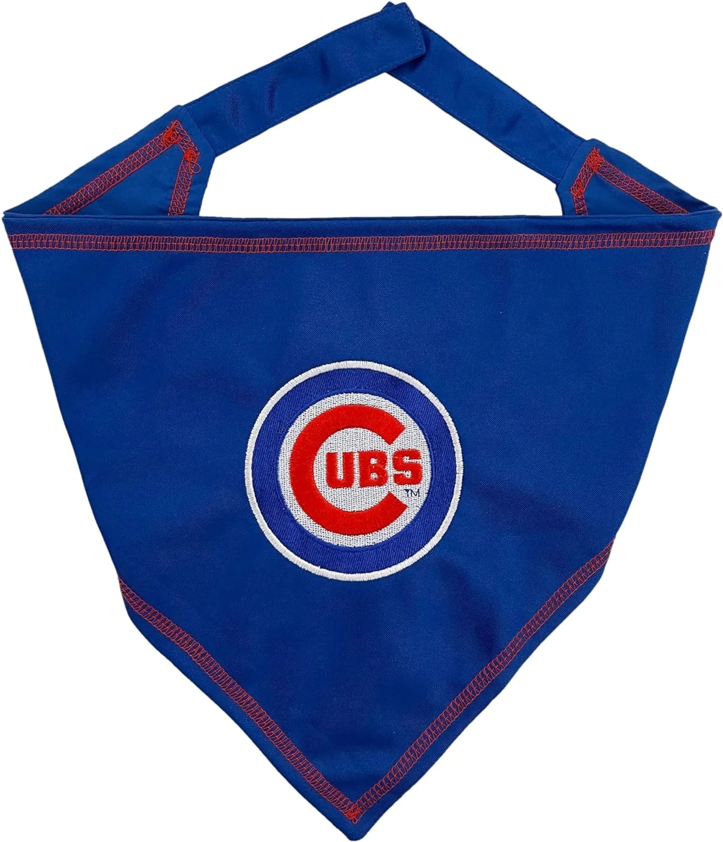 Chicago Cubs Tie Around Bandana - Your Pet Connection