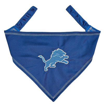 Detroit Lions Tie Around Bandana - Your Pet Connection
