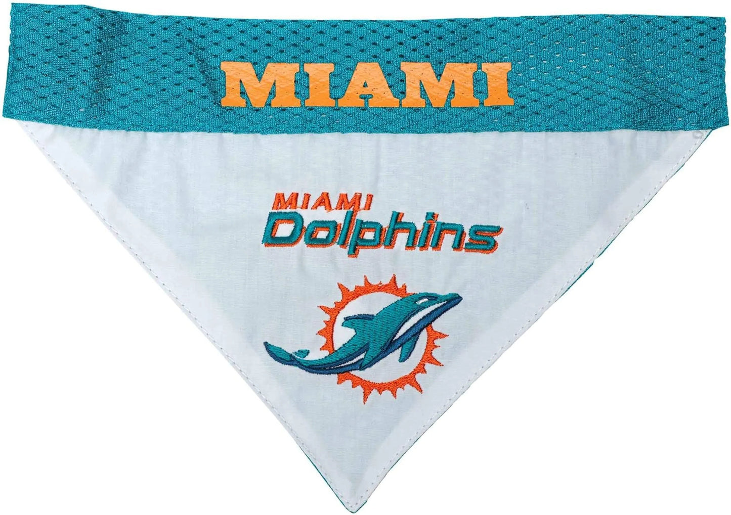 Miami Dolphins Reversible Bandana - Your Pet Connection