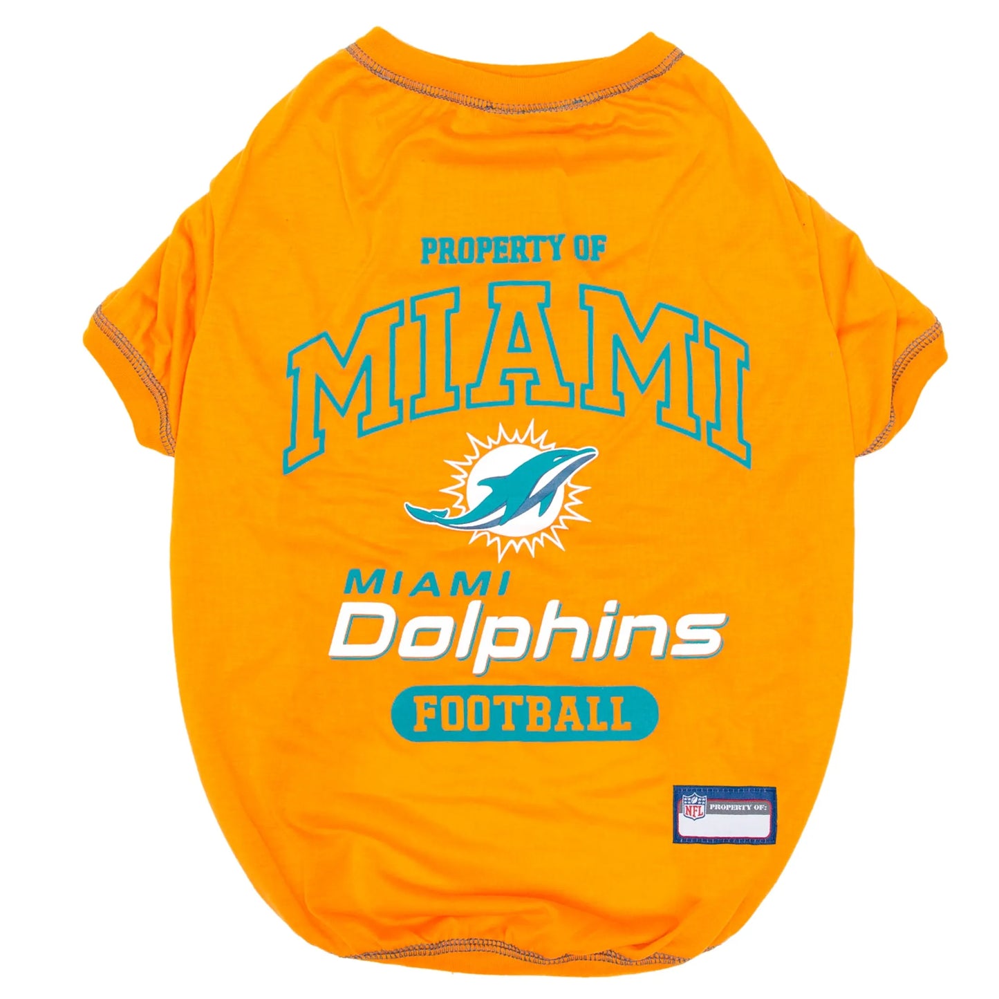Miami Dolphins NFL Pet T-Shirt by Pets First