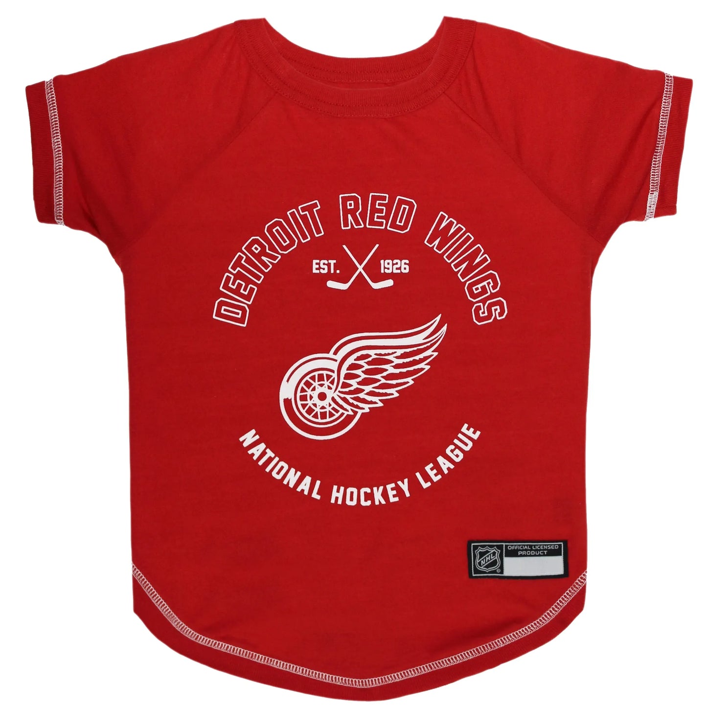 Detroit Red Wings NHL Pet T-Shirt by Pets First