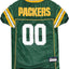 Green Bay Packers Pet Striped Jersey - Your Pet Connection