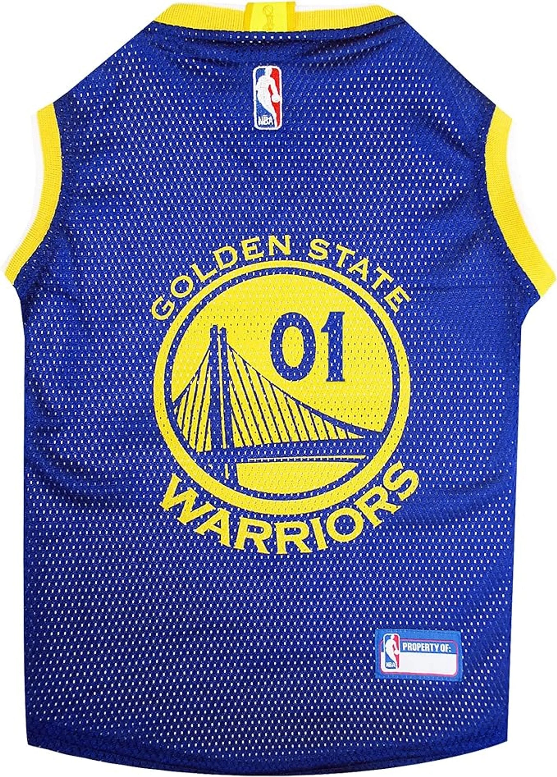 Golden State Warriors Basketball Mesh Jersey - Your Pet Connection