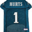 Jalen Hurts Pet Striped Jersey (Phl) - Your Pet Connection