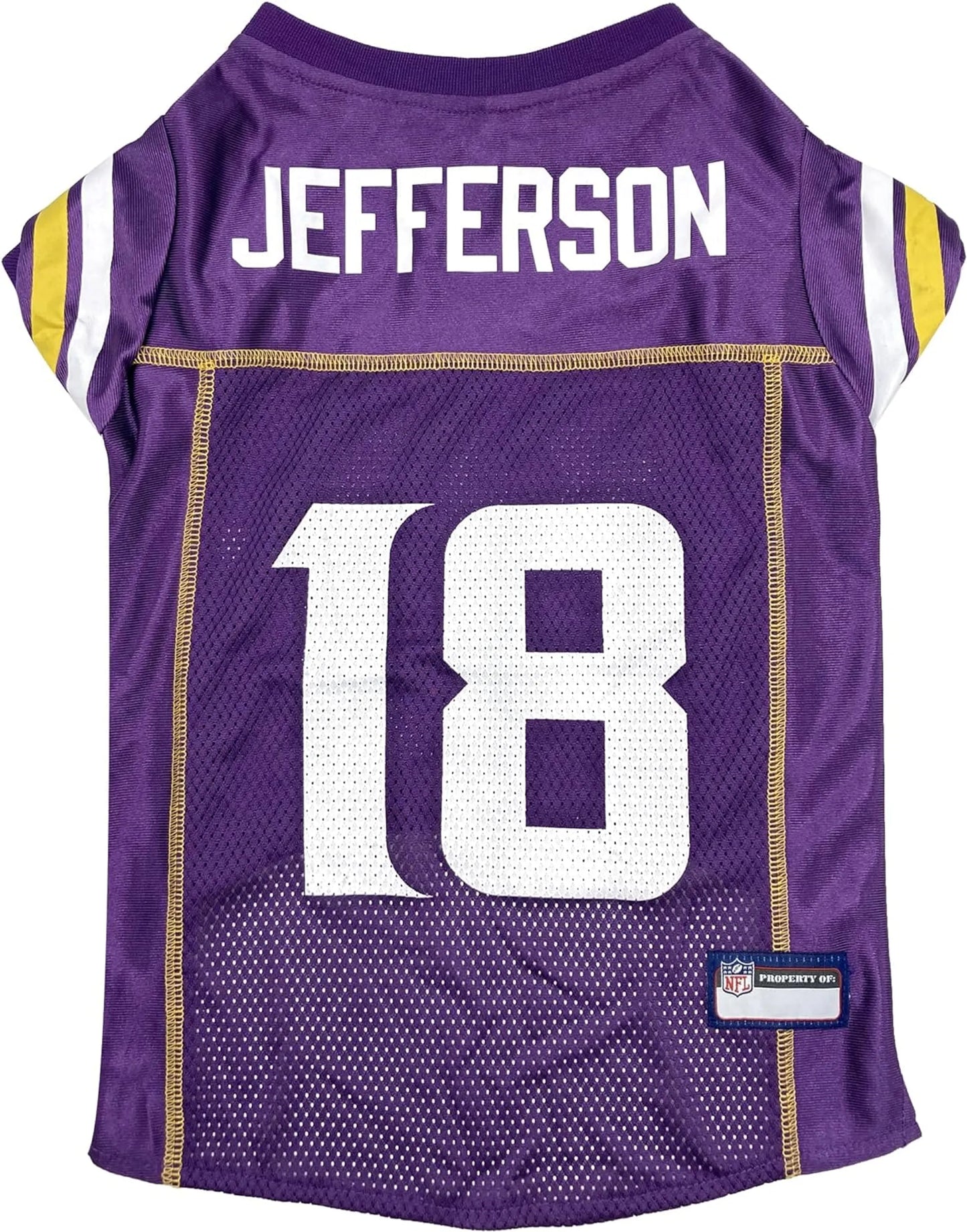 Justin Jefferson Pet Jersey (Min) - Your Pet Connection