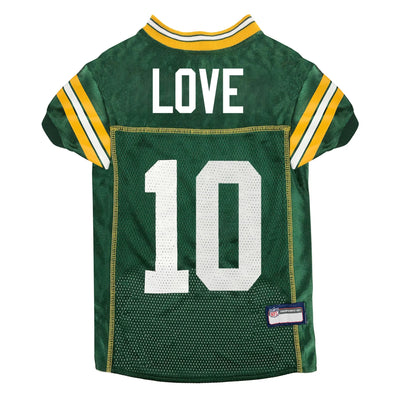 Green Bay Packers NFL Jordan Love Pet Jersey