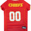 Kansas City Chiefs Pet Striped Jersey - Your Pet Connection
