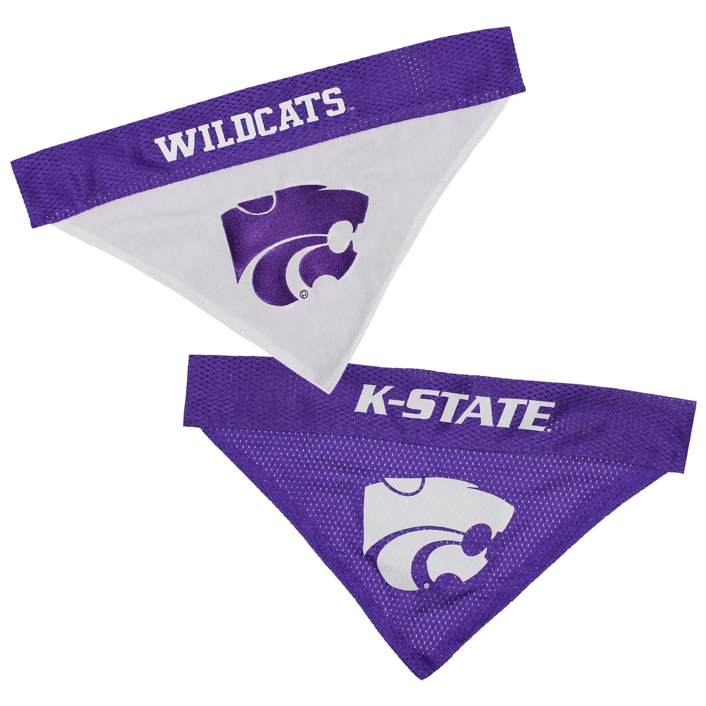 Kansas State NCAA Reversible Dog Bandana by Pets First