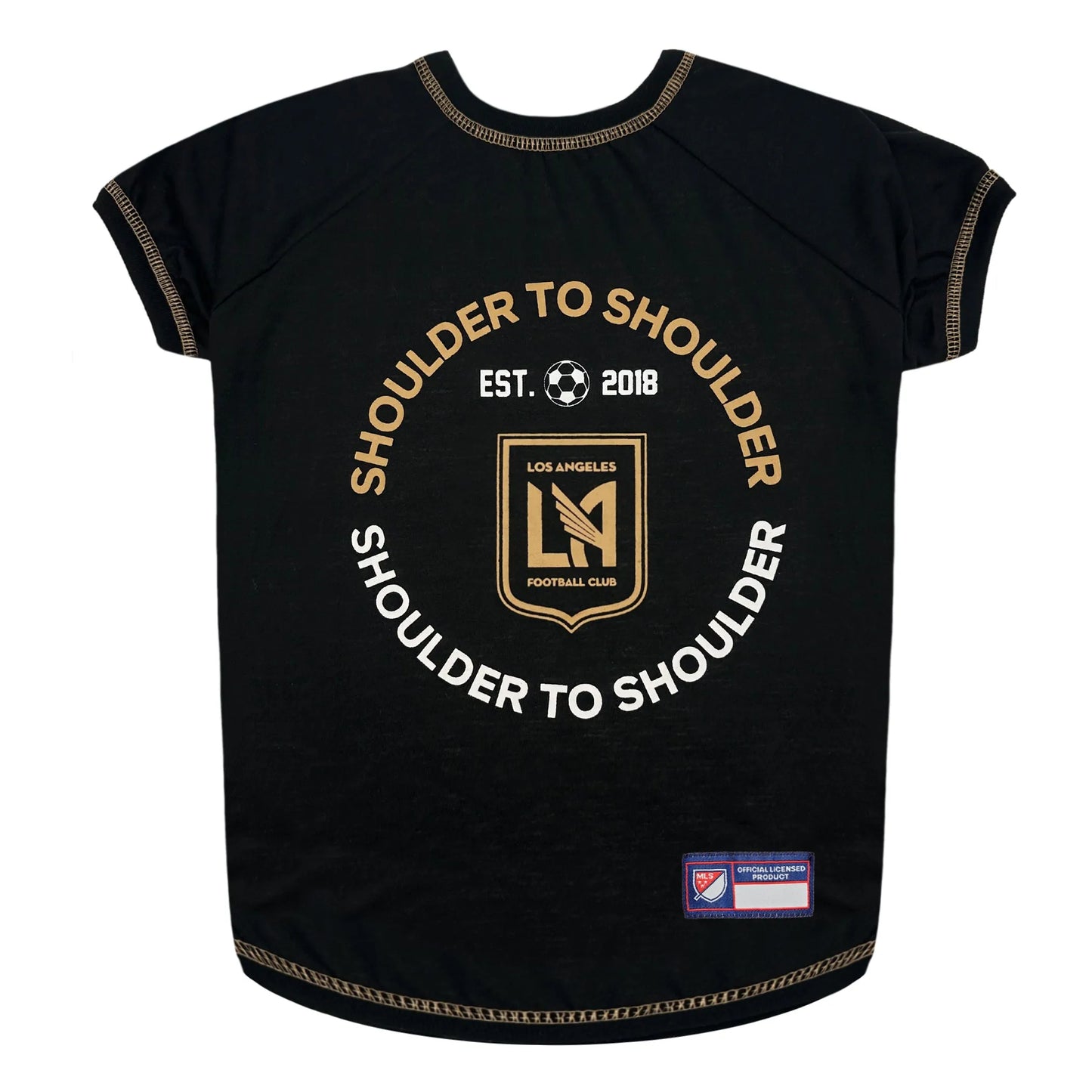 Los Angeles FC MLS Pet T-Shirt by Pets First