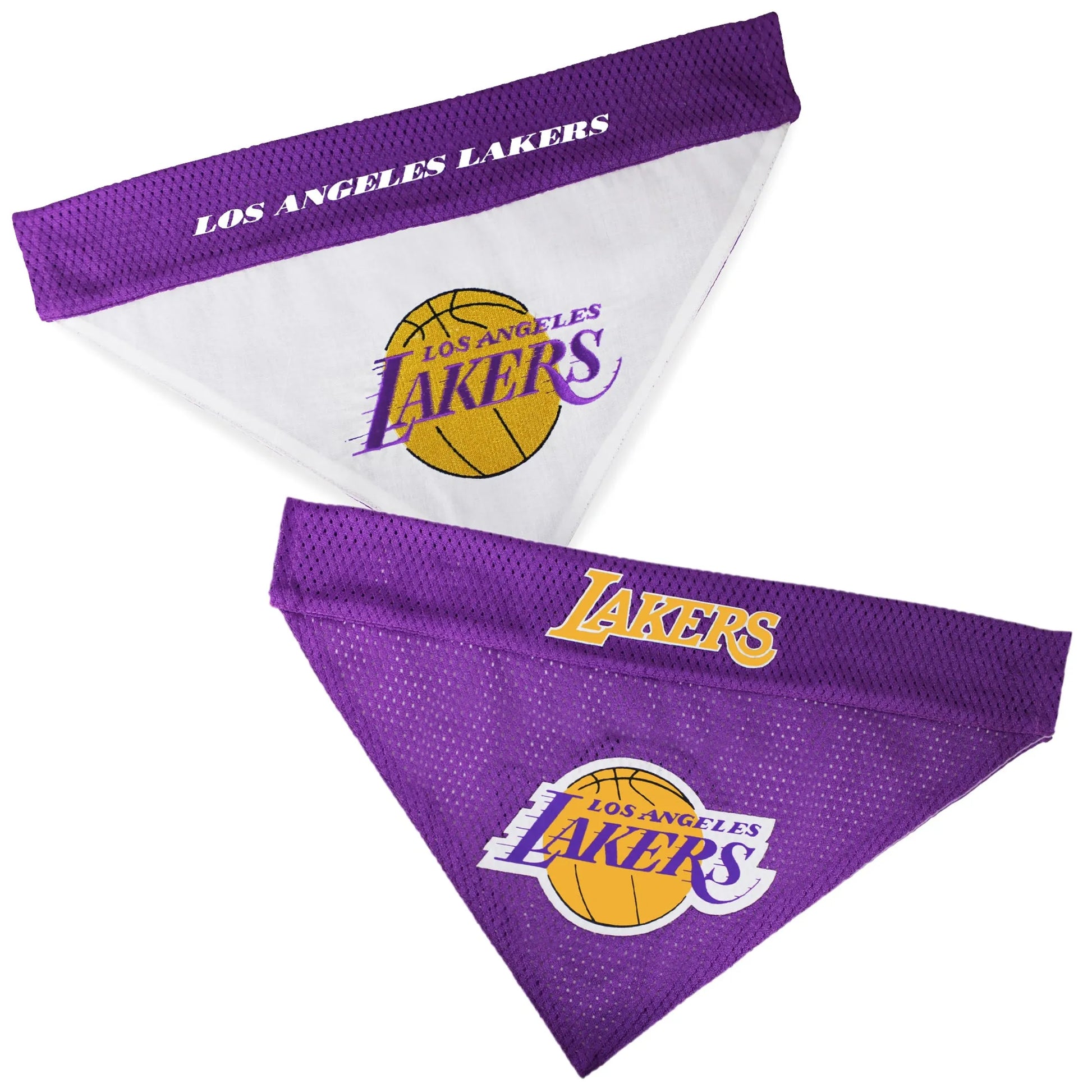 LA Lakers Reversible Bandana - Your Pet Connection