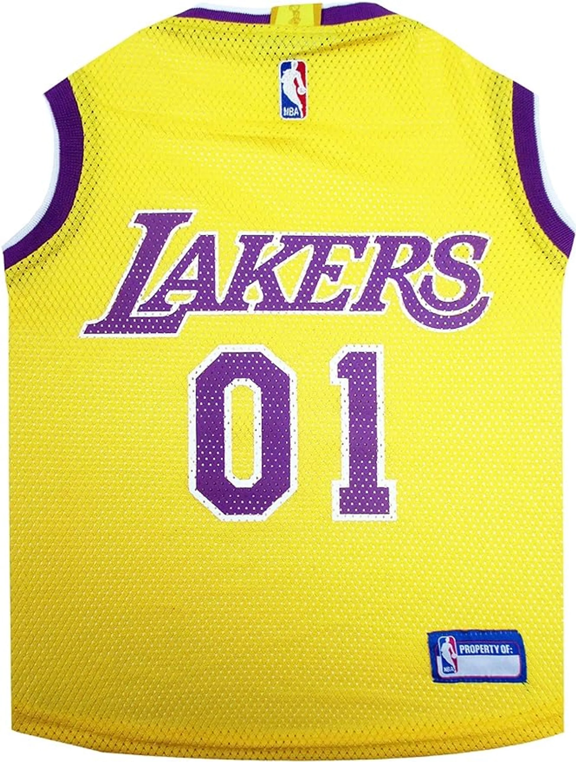 LA Lakers Basketball Mesh Jersey - Your Pet Connection