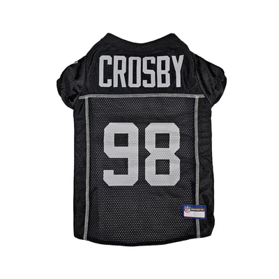 Maxx Crosby Pet Striped Jersey (Oak) - Your Pet Connection