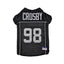 Maxx Crosby Pet Striped Jersey (Oak) - Your Pet Connection