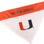 U Of Miami Reversible Bandana - Your Pet Connection