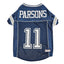 Micah Parsons Pet Striped Jersey (Dal) - Your Pet Connection