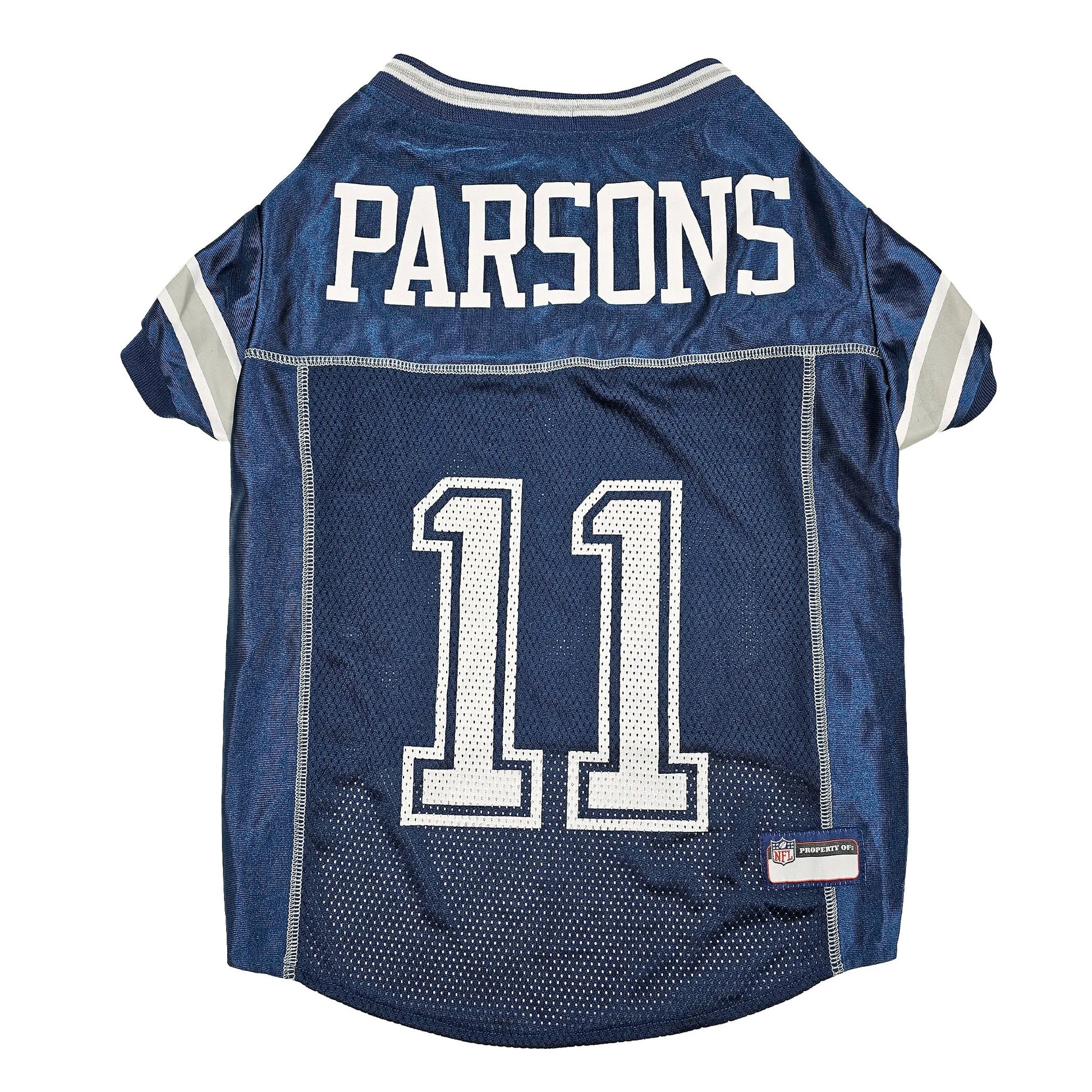 Micah Parsons Pet Striped Jersey (Dal) - Your Pet Connection