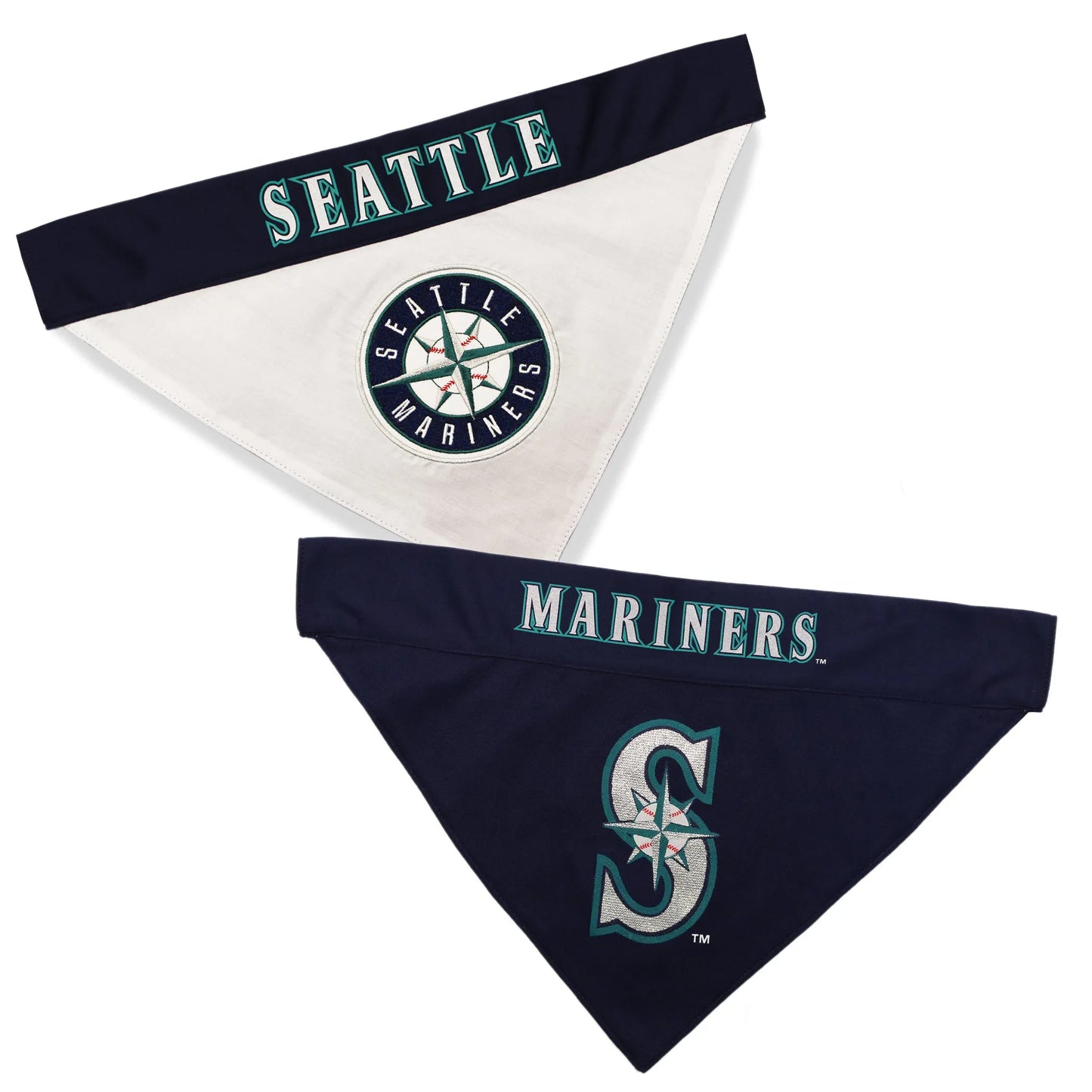 Seattle Mariners Reversible Dog Bandana by Pets First