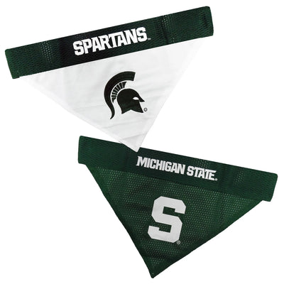 Michigan State NCAA Reversible Dog Bandana by Pets First