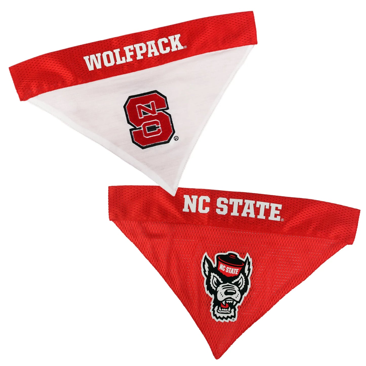 NC State NCAA Reversible Dog Bandana by Pets First