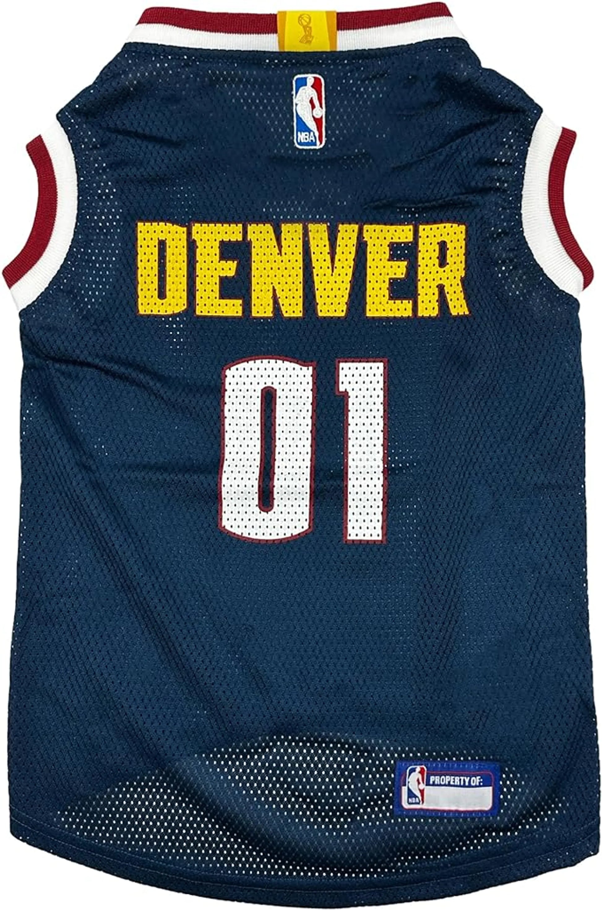 Denver Nuggets Basketball Mesh Jersey - Your Pet Connection