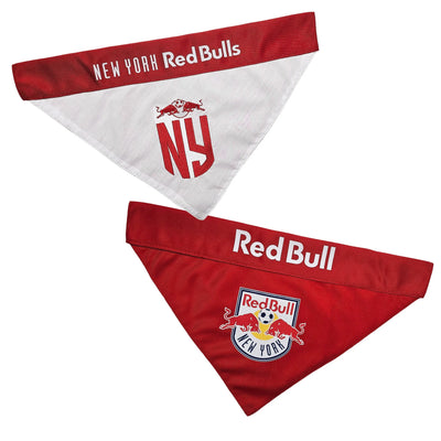 New York Red Bulls Reversible Pet Bandana - Your Pet Connection