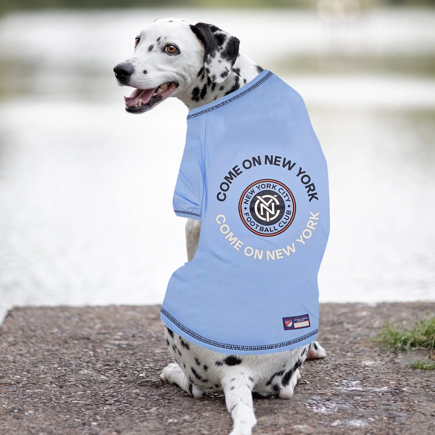 New York FC MLS Pet T-Shirt by Pets First