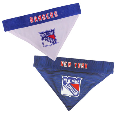 New York Rangers NHL Reversible Dog Bandana by Pets First