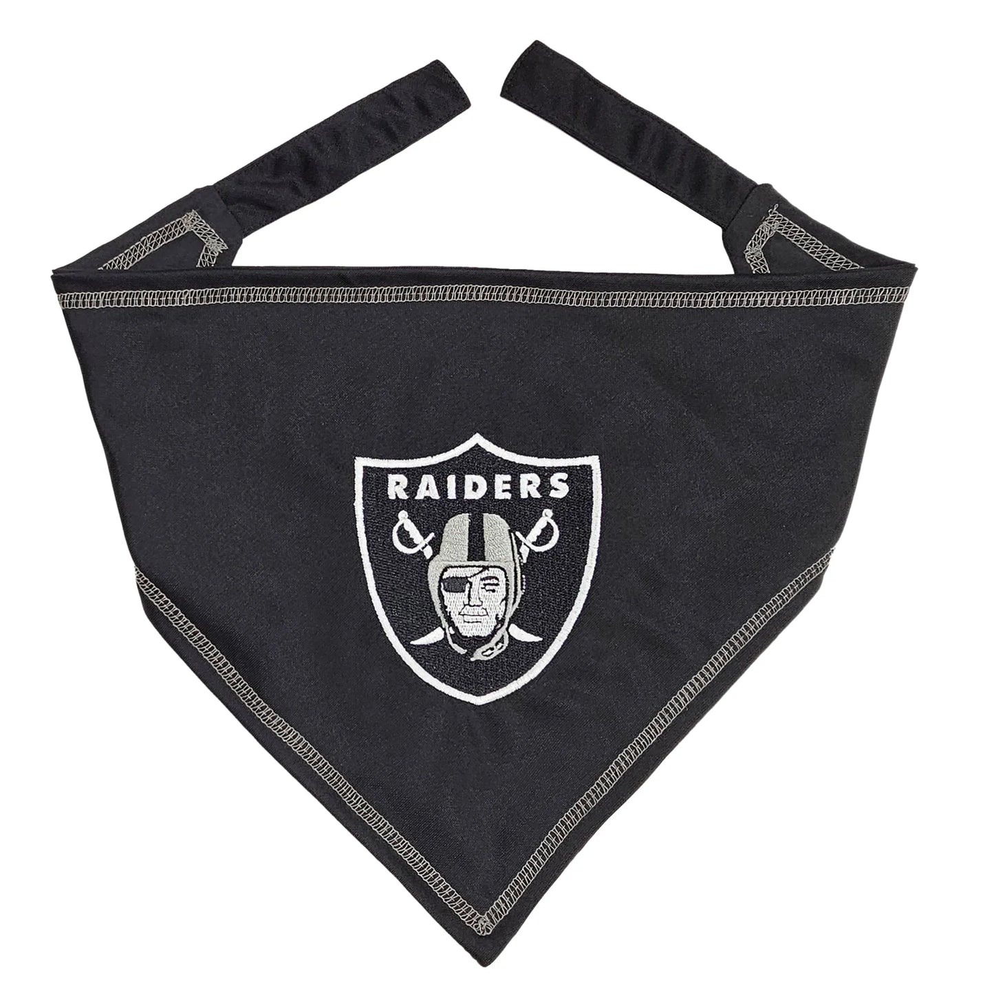 Las Vegas Raiders NFL Adjustable Tie Bandana by Pets First