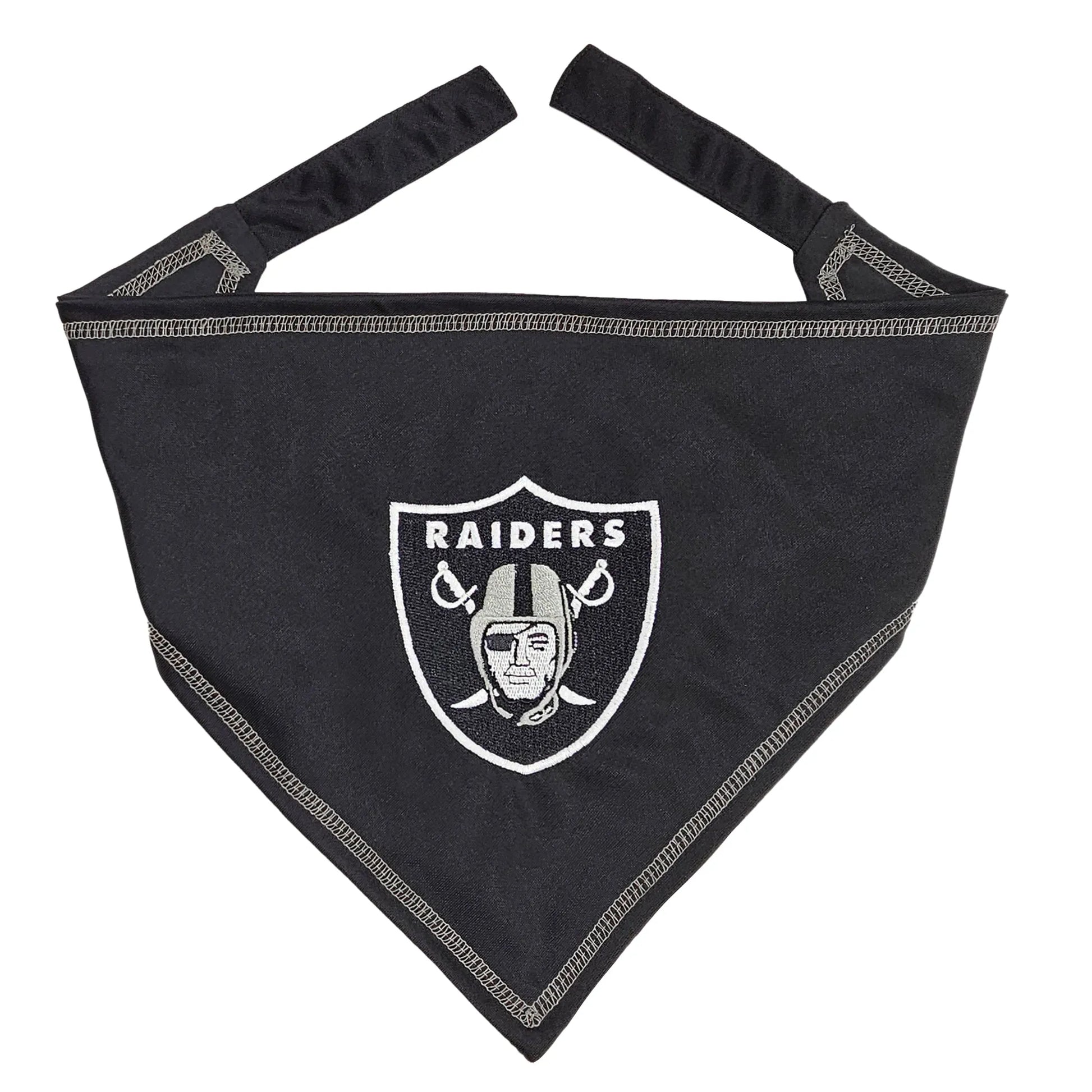 Las Vegas Raiders Tie Around Bandana - Your Pet Connection