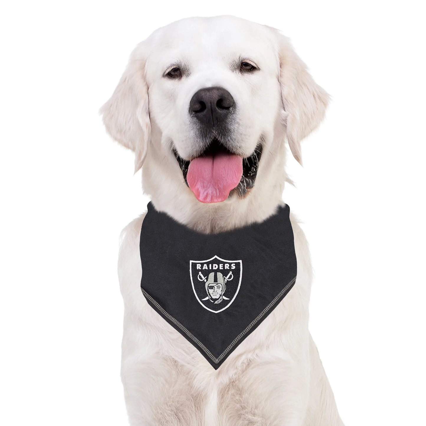 Las Vegas Raiders NFL Adjustable Tie Bandana by Pets First