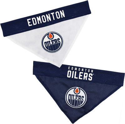 Edmonton Oilers NHL Reversible Dog Bandana by Pets First