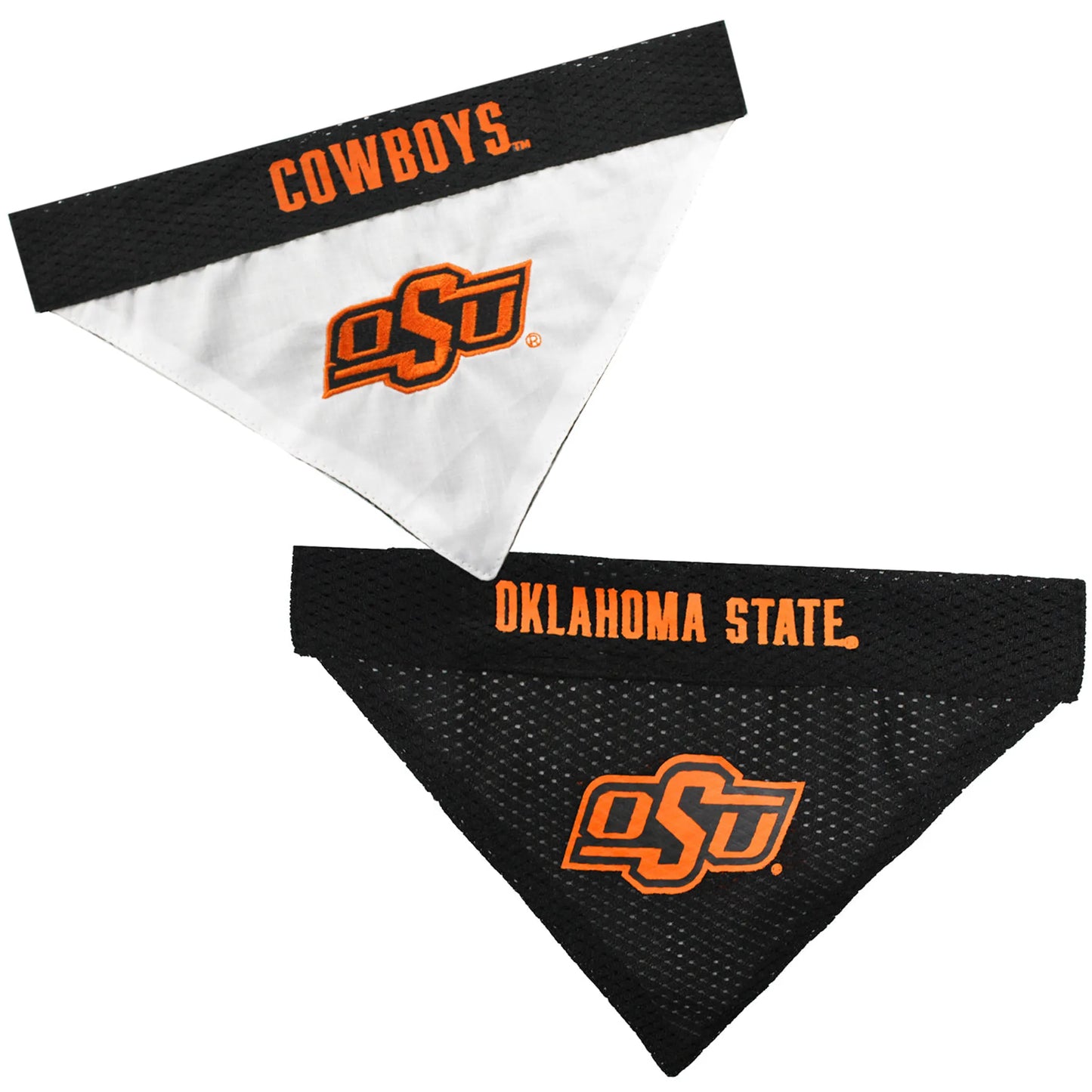 Oklahoma State NCAA Reversible Dog Bandana - Small/Medium