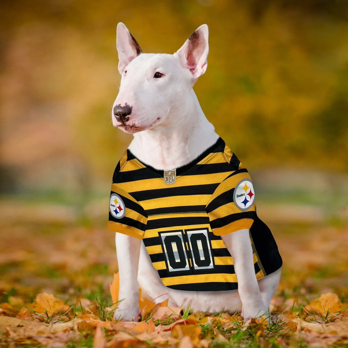 Pittsburgh Steelers NFL Throwback Pet Jersey - Medium