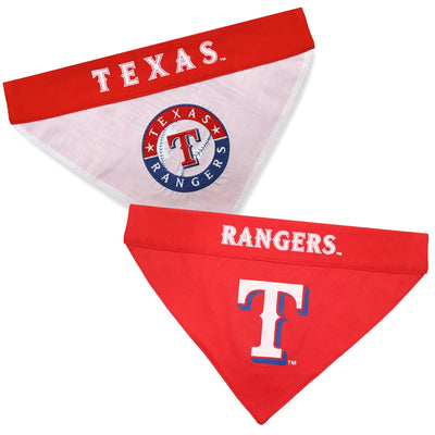 Texas Rangers MLB Stylish Reversible Pet Bandana