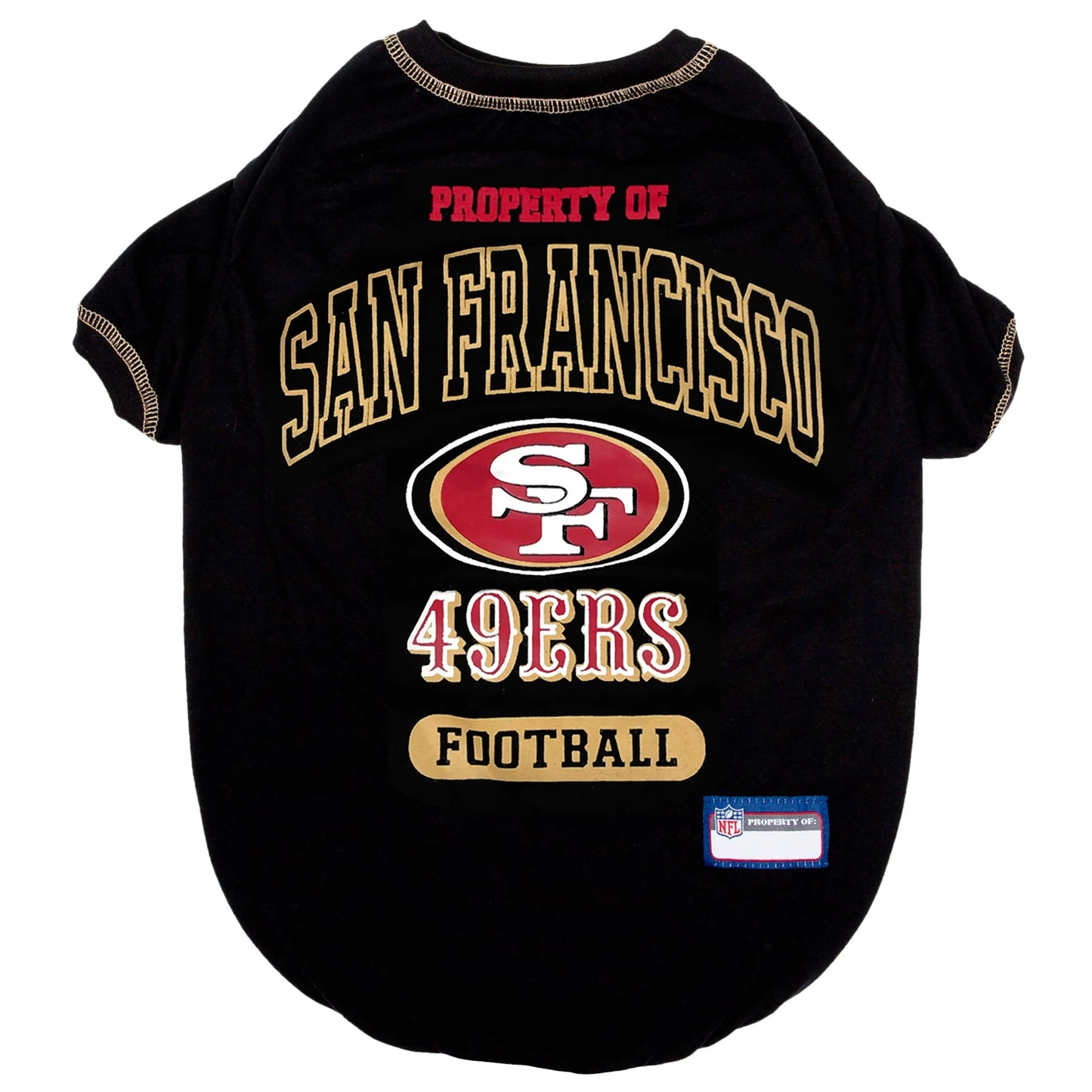 San Francisco 49ers NFL Pet T-Shirt by Pets First