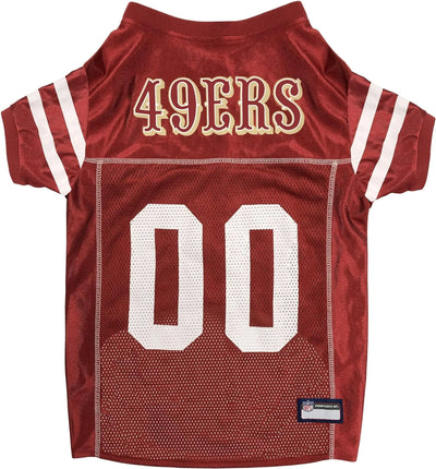 San Francisco 49ers Pet Striped Jersey - Your Pet Connection