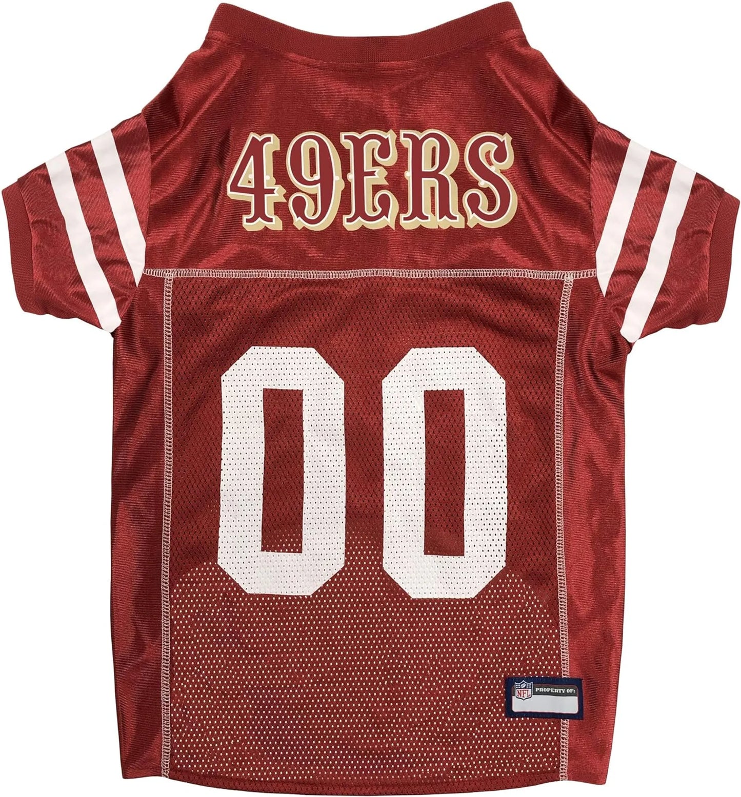 San Francisco 49ers Pet Striped Jersey - Your Pet Connection