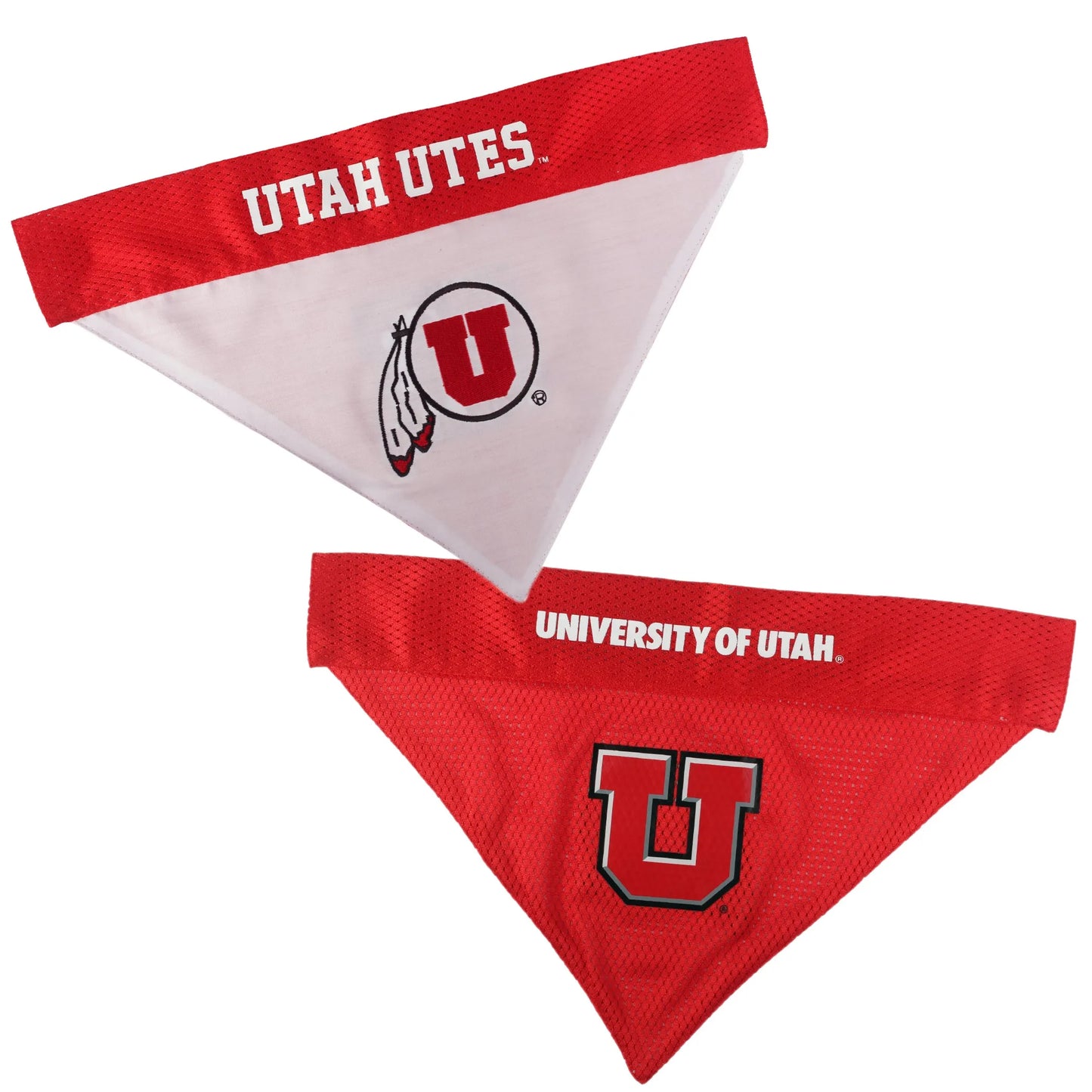 Utah NCAA Reversible Dog Bandana by Pets First