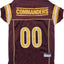 Washington Commanders Pet Striped Jersey - Your Pet Connection