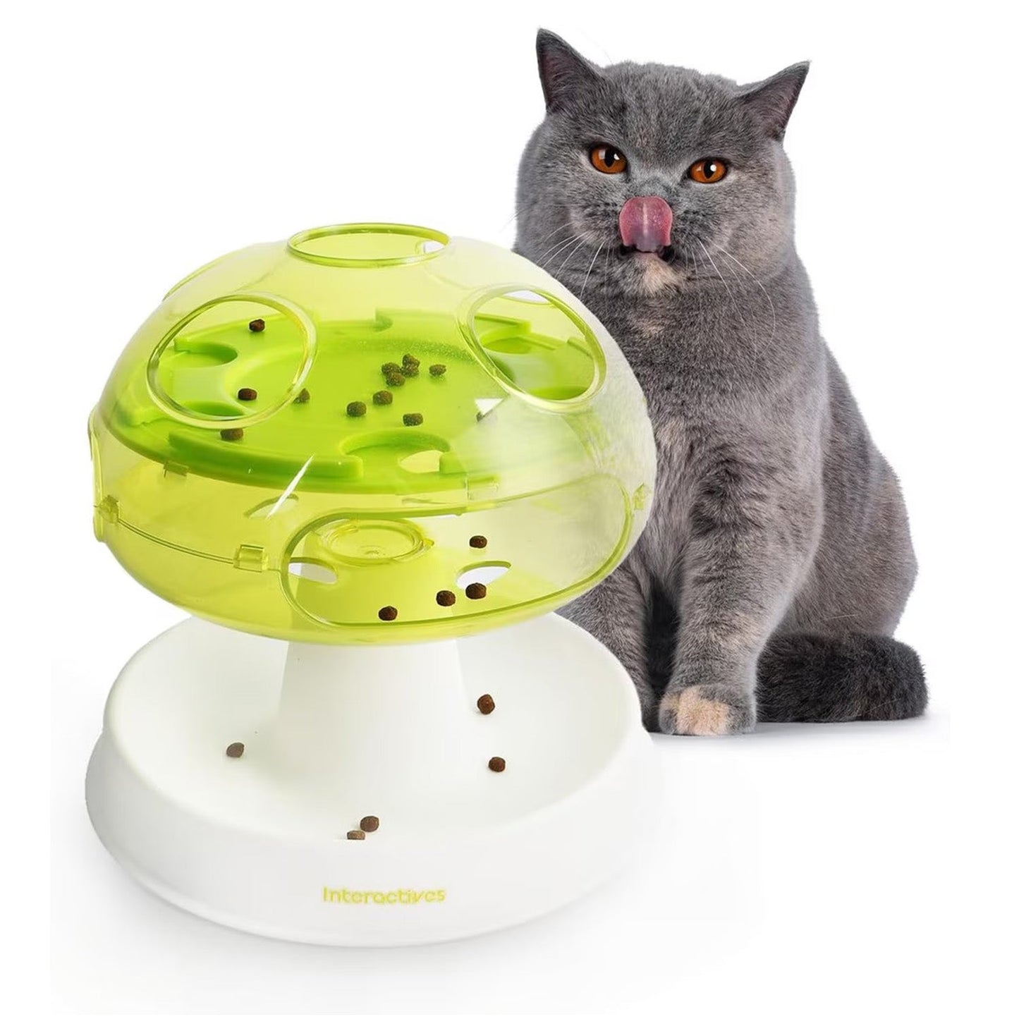 Interactives -Mushroom cat puzzle toy for Enrichmentni