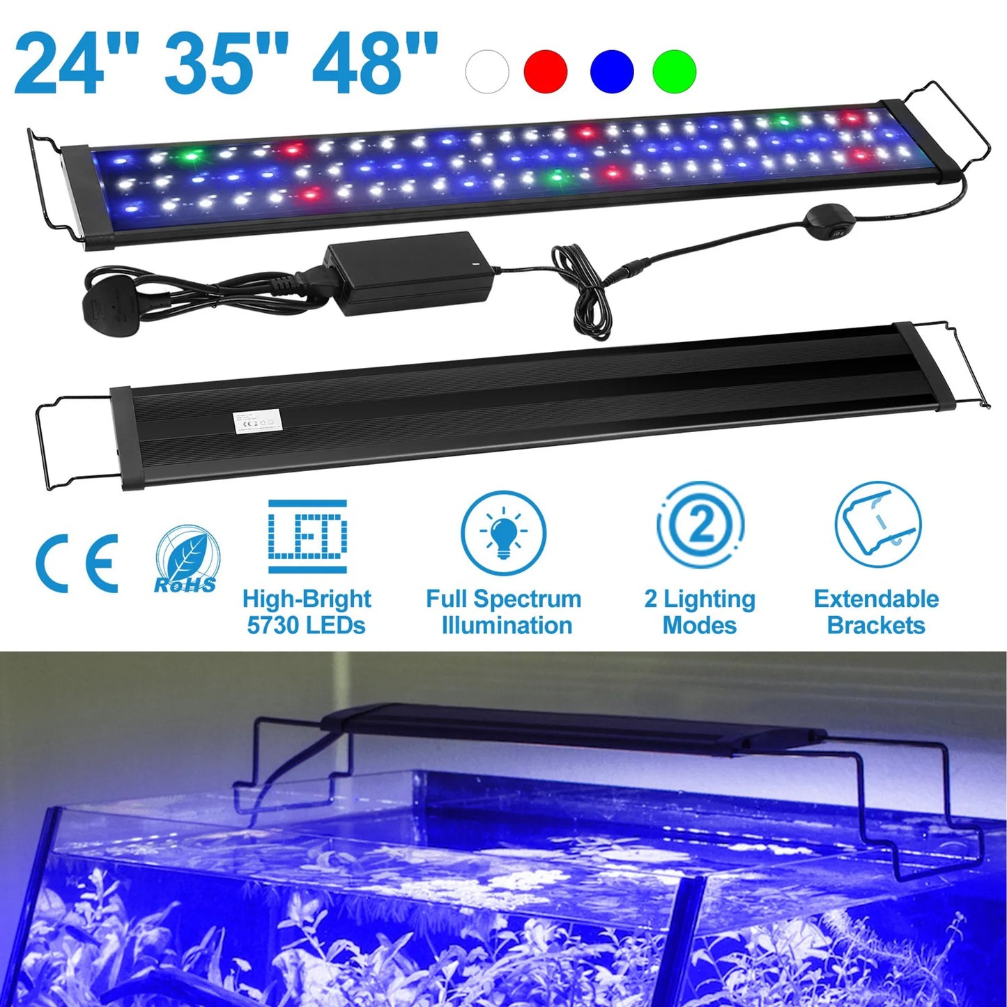 Linx Group LED Aquarium Lighting 24 Inches