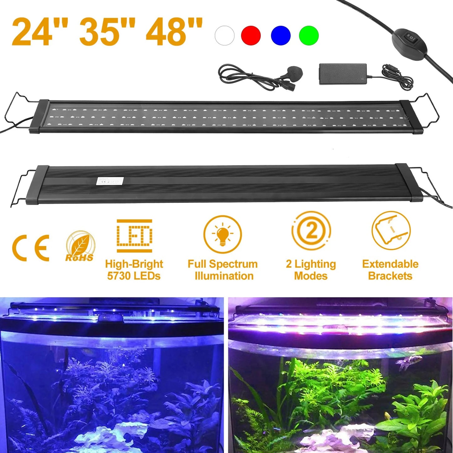 Linx Group LED Aquarium Lighting 24 Inches