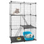 3 Tier Cat Playpen Cage Metal Indoor Cat House