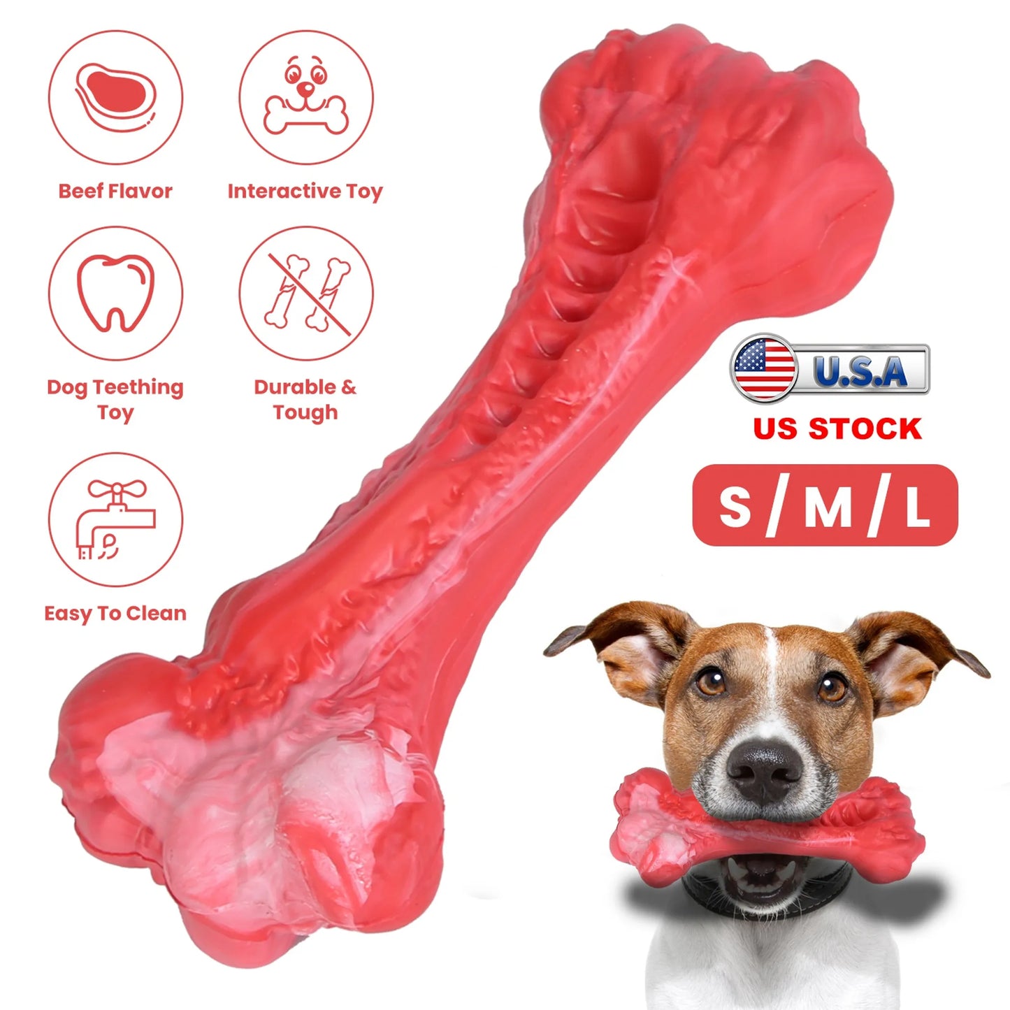 Linx Group Aggressive Chewer Durable Rubber Toy