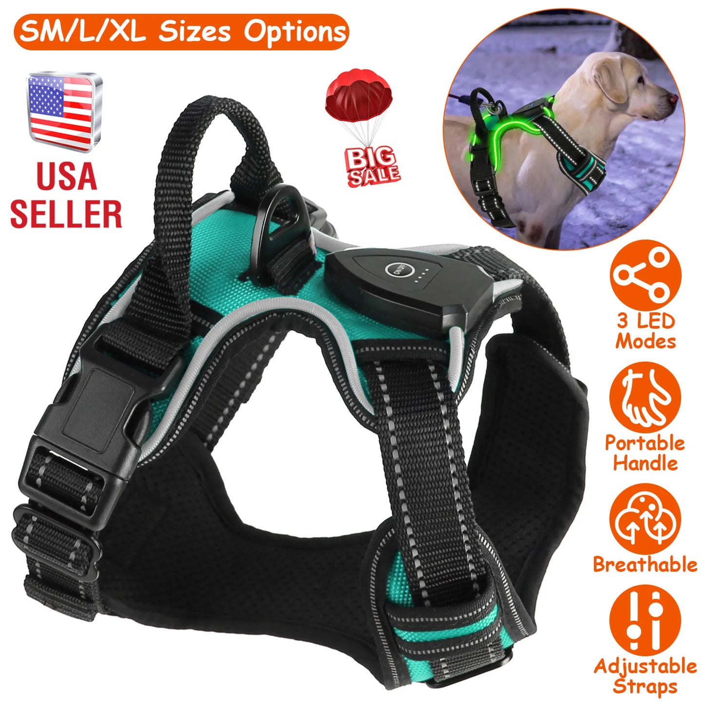 Linx Group LED Pet Harness