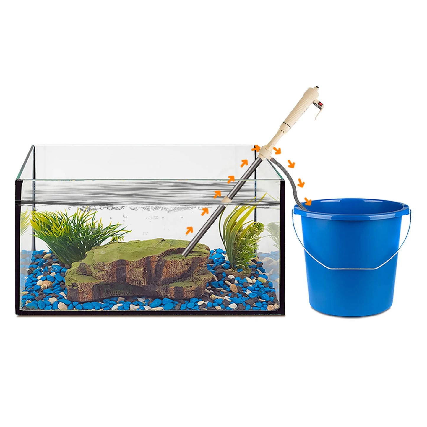 Multifunctional Electric Aquarium Gravel Cleaner Kit