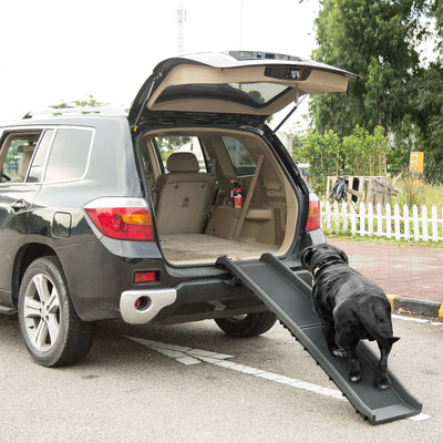 Linx Group foldable dog car ramp with traction surface
