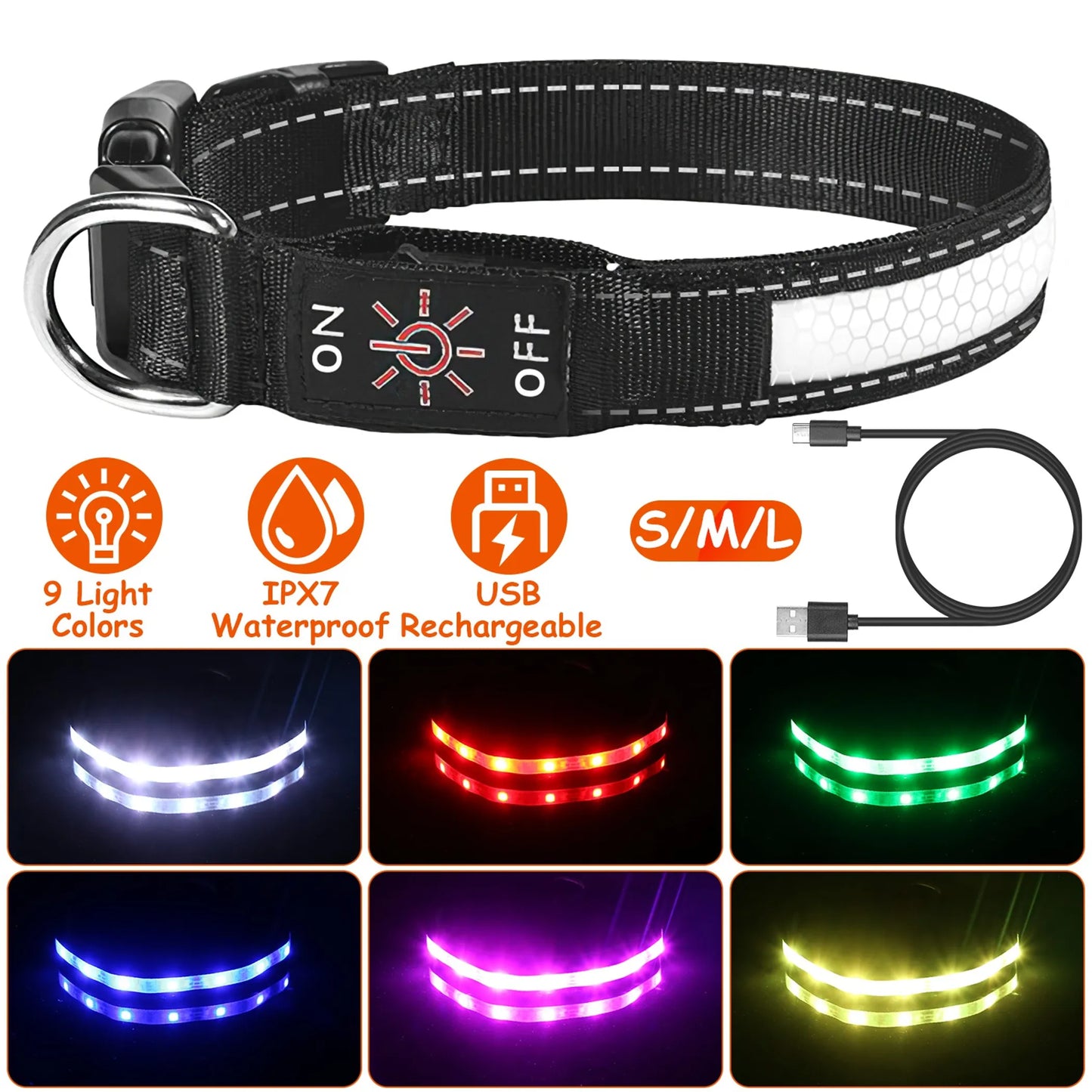 Light Up Dog Collar