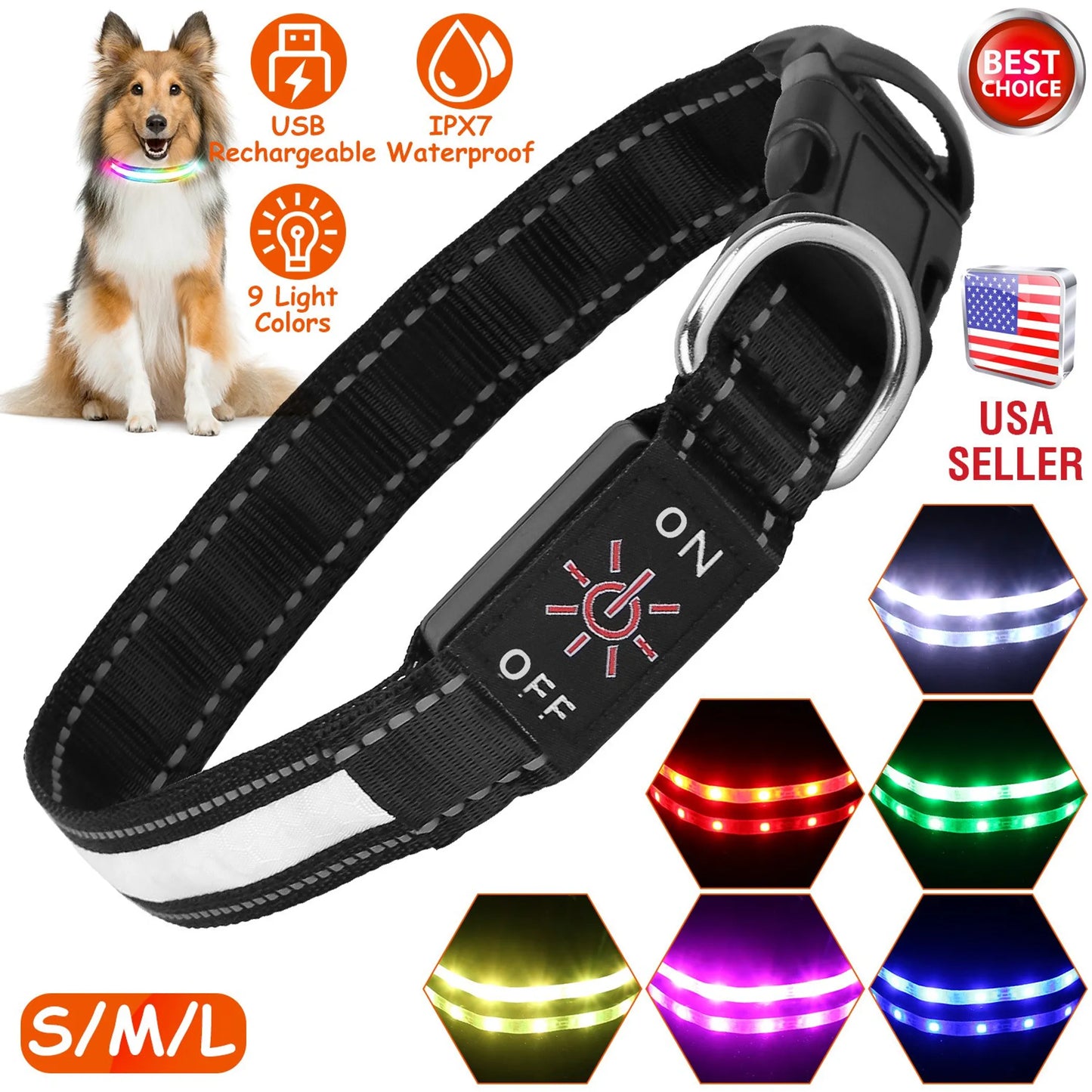 Light Up Dog Collar