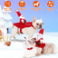 Pet Christmas Costumes Red Winter Coat